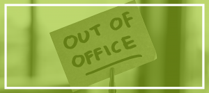 Out of office for the holidays