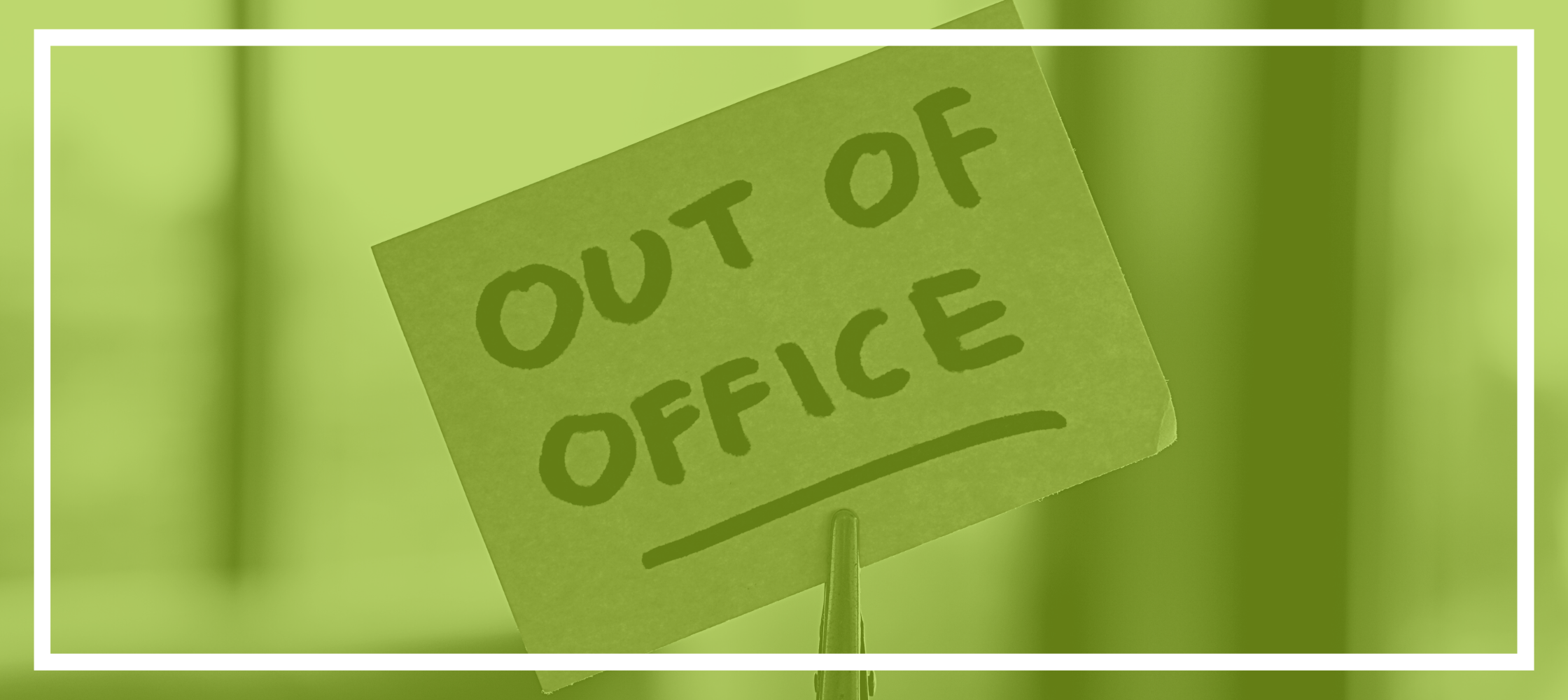 Out of office for the holidays
